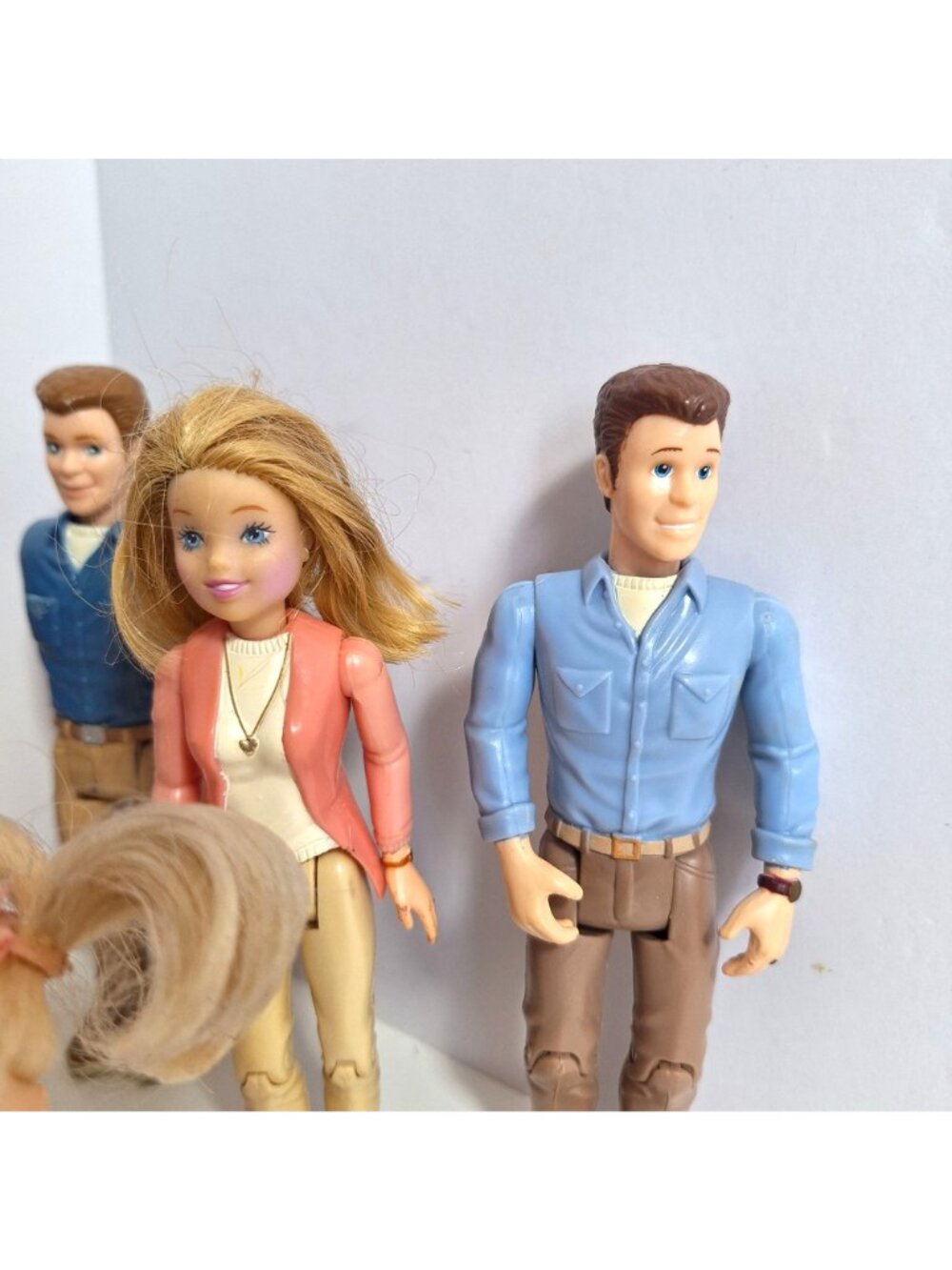 Loving Family Mom Dad Parents Girl Boy Men Women 7 Figure Lot 2002 - Picture 2 of 14